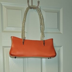 Vintage Look Elegant Orange Shoulder Bag